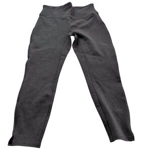 Spanx Ponte Ankle High Waist Grey Heather Pull On Leggings Size Petite M